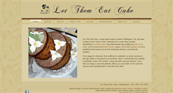 Desktop Screenshot of letthemeatcakewa.com
